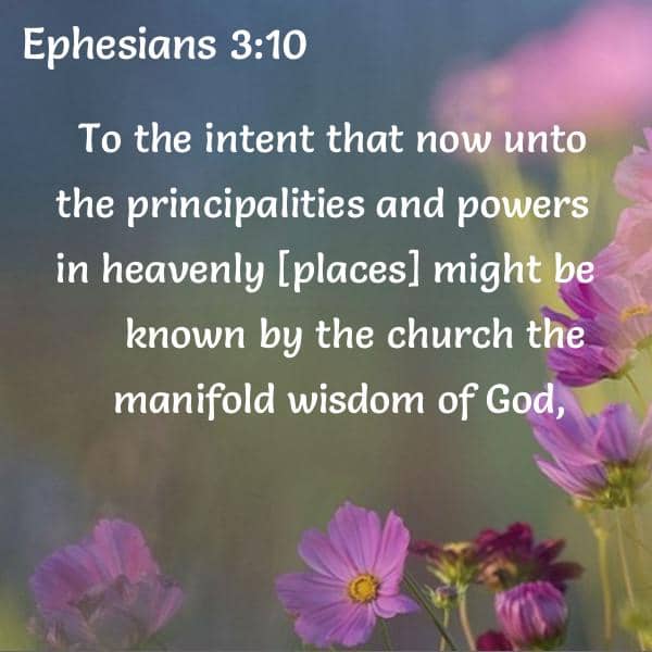 principalities and powers in heavenly places