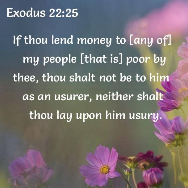 Bible Verses About Usury 17 passages King James Version (KJV)